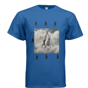 Sky horse T-Shirt blue